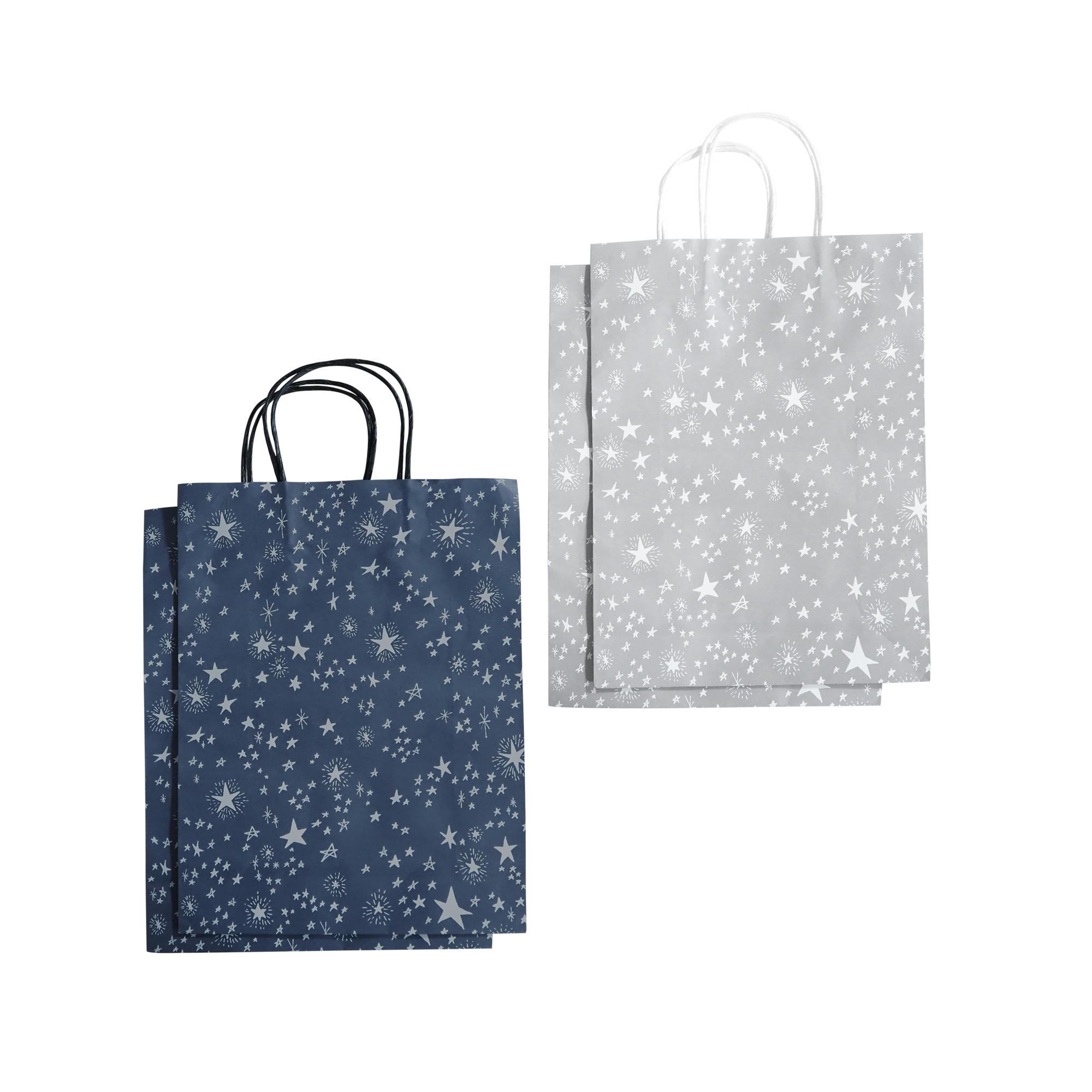 Túi giấy kraft set 3 túi ngôi sao size L